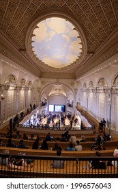 The New Apple Tower Theater Flagship Retail Store On Broadway Theater District In Downtown Los Angeles, Thursday, June 24. 2021. 