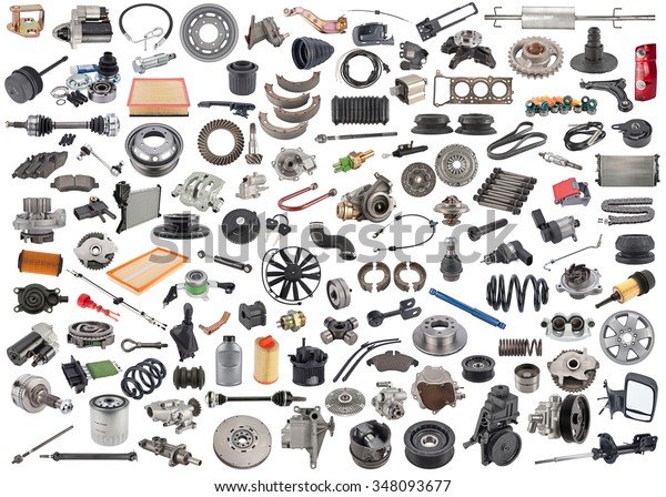 New Auto Spare Parts Car Shop Stock Photo Edit Now 348093677