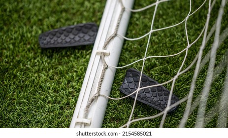 New Barnet, London, UK - April 18, 2019: Indoor Football Training Area.