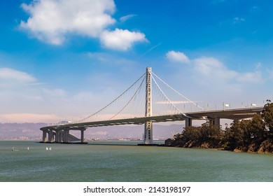 New Bay Bridge In San Francisco, California, USA