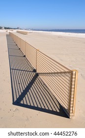 New Beach Erosion Control Fence