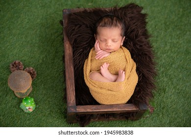 New Born Baby Boy Photoshoot Sleeping