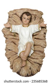 New Born Baby Jesus Christ as crib figure