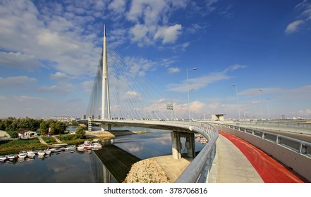 New Bridge In Belgrade,Serbia