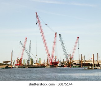 New Bridge Construction Site