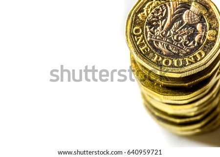 New British One Pound Sterling Coin Chart Rate