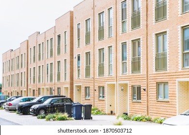 New Build Apartments For The Regeneration Of The Grahame Park Estate In Colindale, North London