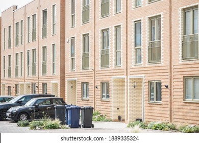 New Build Apartments For The Regeneration Of The Grahame Park Estate In Colindale, North London