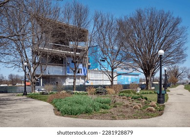 New Building Construction in Urban Park Area - Shutterstock ID 2281928879