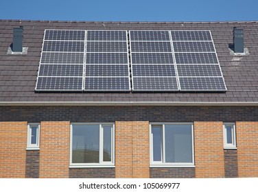 New buildings with solar panels
