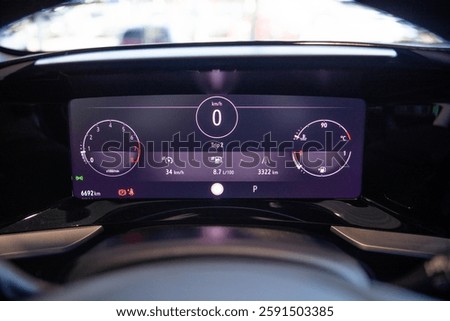 A new car contol panel