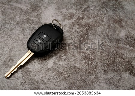 New car keys with low interest loan offer at the showroom