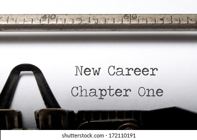 New Career, New Start Concept 
