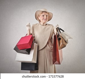 old ladies shopping
