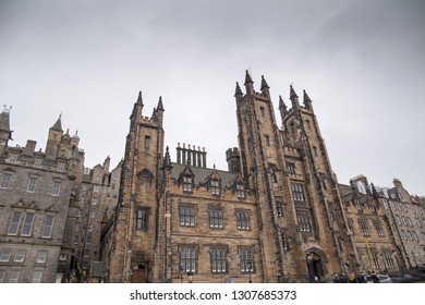 New College, Edinburgh Old Town On January 2018 Scotland UK