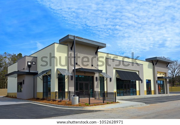 New Commercial Building with\
Retail, Restaurant and Office Space available for sale or\
lease