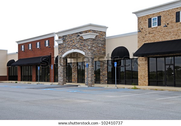 New Commercial Retail Office Space Available Stock Photo 102410737