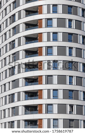 Similar – Image, Stock Photo Exterior of the high-rise building