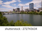 New Construction Building Highrise Office Towers Austin Texas Colorado River