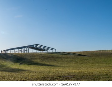 New construction of a warehouse for agriculture