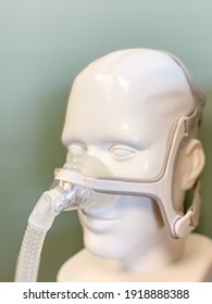 New CPAP Mask For Sleep Apnea On Model