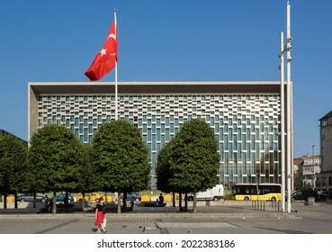 New Atatürk Cultural Center AKM, Which Was Demolished And Rebuilt, Is A Multi-purpose Culture And Art Center Located In Taksim Square. Turkey Istanbul Beyoglu Taksim Square 30 July 2021