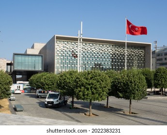 New Atatürk Cultural Center AKM, Which Was Demolished And Rebuilt, Is A Multi-purpose Culture And Art Center Located In Taksim Square. Turkey Istanbul Beyoglu Taksim Square 30 July 2021