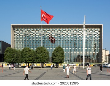 New Atatürk Cultural Center AKM, Which Was Demolished And Rebuilt, Is A Multi-purpose Culture And Art Center Located In Taksim Square. Turkey Istanbul Beyoglu Taksim Square 30 July 2021