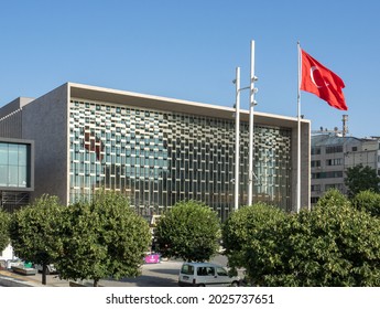 New Atatürk Cultural Center AKM, Which Was Demolished And Rebuilt, Is A Multi-purpose Culture And Art Center Located In Taksim Square. Turkey Istanbul Beyoglu Taksim Square 30 July 2021