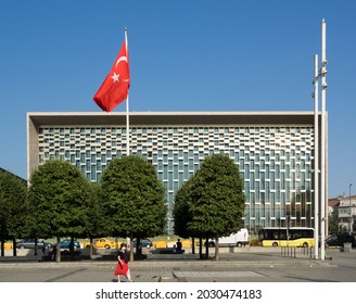 New Atatürk Cultural Center AKM, Which Was Demolished And Rebuilt, Is A Multi-purpose Culture And Art Center Located In Taksim Square. Turkey Istanbul Beyoglu Taksim Square 30 July 2021