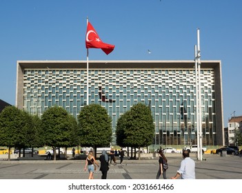 New Atatürk Cultural Center AKM, Which Was Demolished And Rebuilt, Is A Multi-purpose Culture And Art Center Located In Taksim Square. Turkey Istanbul Beyoglu Taksim Square 30 July 2021