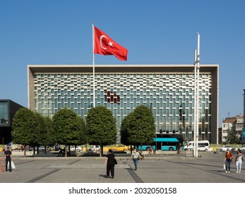 New Atatürk Cultural Center AKM, Which Was Demolished And Rebuilt, Is A Multi-purpose Culture And Art Center Located In Taksim Square. Turkey Istanbul Beyoglu Taksim Square 30 July 2021