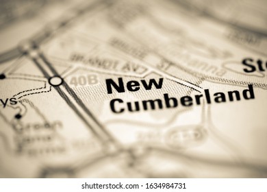 New Cumberland On A Geographical Map Of USA