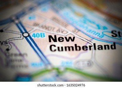 New Cumberland On A Geographical Map Of USA