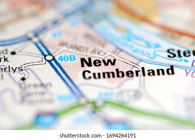 New Cumberland On A Geographical Map Of USA