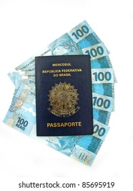 New Currency From Brazil Inside Passport