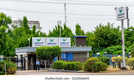 New Delhi - 30 May 2022 - Jubilant Industries Ltd Entrance. Jubilant Bhartia Group And Is Engaged In The Business Of Agri And Performance Polymers