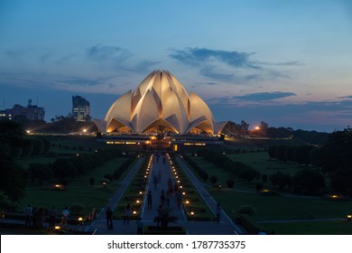 lotus temple interior