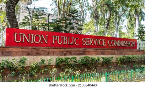New Delhi, India - 15 Mar, 2022 - Office of Union Public Service Commission, UPSC, that conducts the IAS exam every year for the Civil Services of India