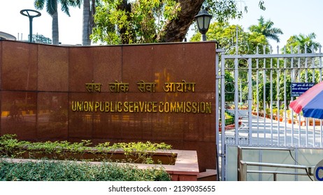 New Delhi, India - 24 Mar, 2022 - Delhi Office Of Union Public Service Commission, UPSC. IAS Exam Is Conducted By UPSC Every Year For The Civil Services Of India.