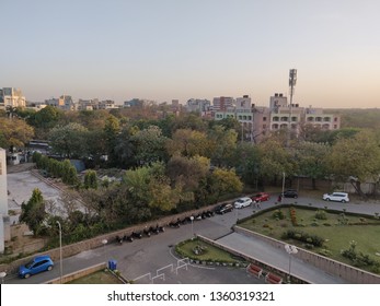 New Delhi, India - April 02 2019: A View Of The Indian Institute Of Technology, Delhi Campus From The Department Of Management Building