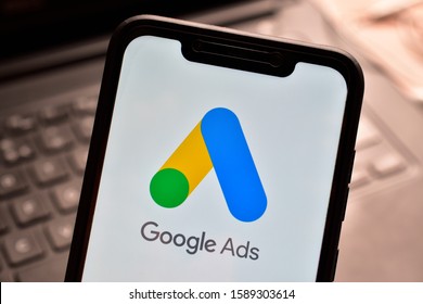 New Delhi, India - December 15, 2019: Google Ads For Online Business Promotion And Advertisment