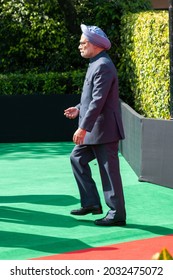 New Delhi, India, March 29, 2012. Indian Prime Minister Manmohan Singh At Taj Place Hotel, New Delhi, India.