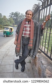 New Delhi, India, November 2008. Portrait Of Raghu Rai, Famous Indian Photographer Of Magnum Agency.