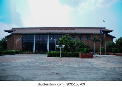 New Delhi, India- Sep 1 2019: University Campus Building Of The Indira Gandhi National Open University (IGNOU), Central Open Learning University Located At Maidan Garhi, New Delhi, India