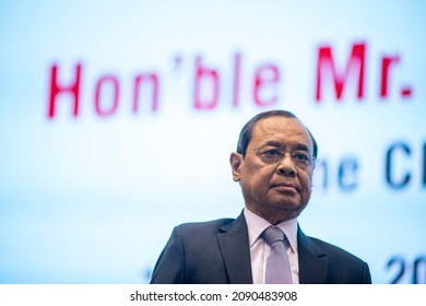 New Delhi, India-Aug 13 2019: Chief Justice Of India, Ranjan Gogoi Clicked During Government Event In Vigyan Bhavan.