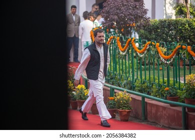 New Delhi, India-Dec 18 2016: Congress Leader, Rahul Gandhi During The Foundation Day Of Congress Party At All India Congress Committee (AICC) Headquarter In New Delhi.