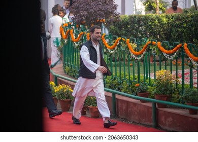 New Delhi, India-Dec 18 2016: Congress Leader, Rahul Gandhi During The Foundation Day Of Congress Party At All India Congress Committee (AICC) Headquarter In New Delhi.