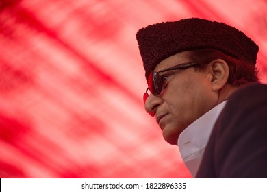 New Delhi/India- Dec 12 2014  Azam Khan Samajwadi Party  Leader Attending Dharna At Jantar Mantar  