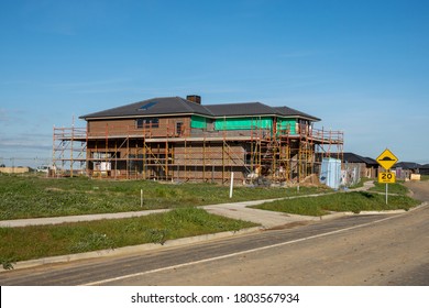 New Double Storey House Being Built